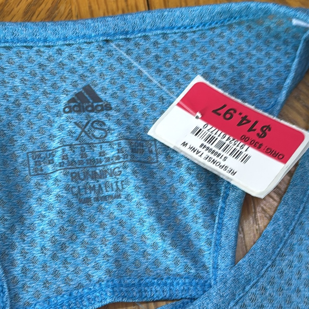 Adidas Women's Blue Tank Top - Picture 3 of 8